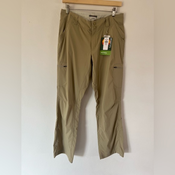 L.L. Bean Women's Vista Trekking Sunsmart Convertible Hiking Pants Size 8 NWT - Picture 1 of 12